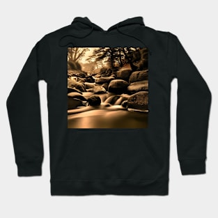 Victorian Coastal landscape Forest River Photo Hoodie